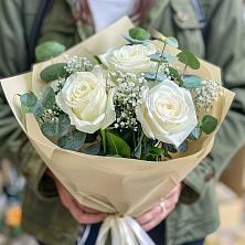 Букет Нежные грёзы в Чебеньки Букет цветов из: Розы в Чебеньки